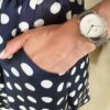 שעון יד לאישה עם רצועת רשת