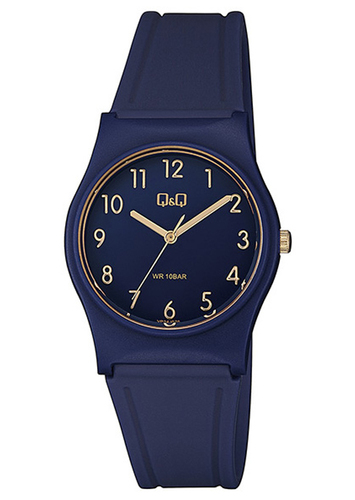 שעון יד אנלוגי כחול לאישה